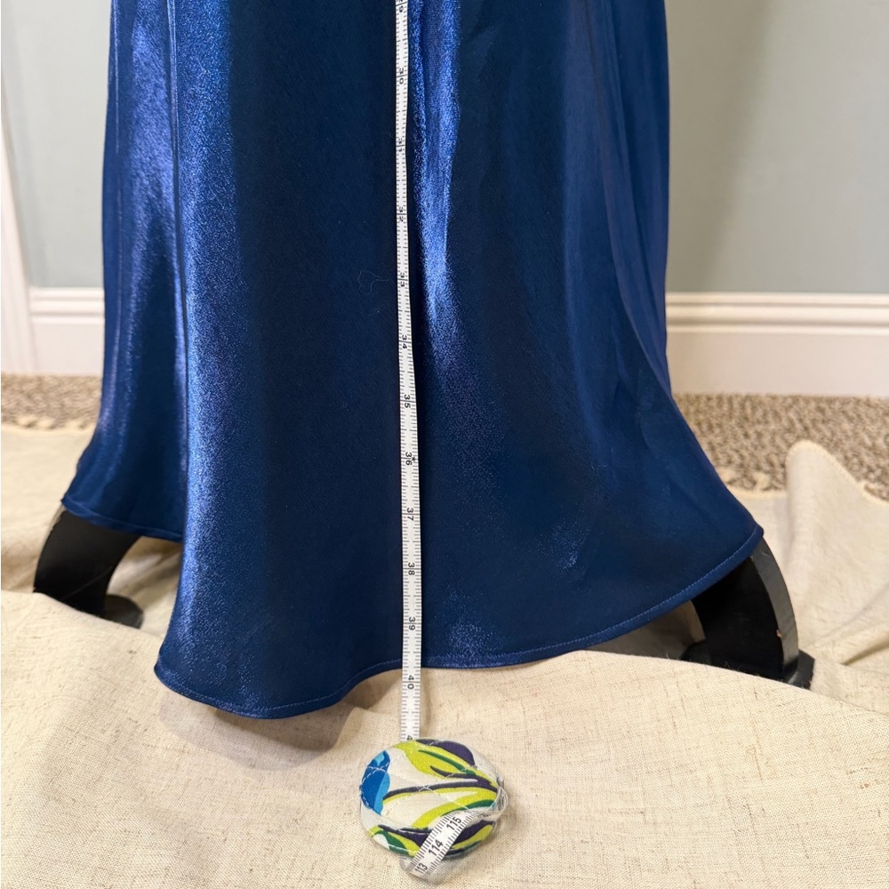 Faviana **2 piece Navy blue Shimmer Dress** - Picture 7 of 14